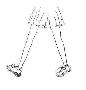 画个裙子，毕竟每个男孩子都喜欢穿短裙的小姐姐